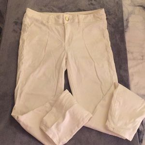 American Eagle Outfitters size 8 white jeggings